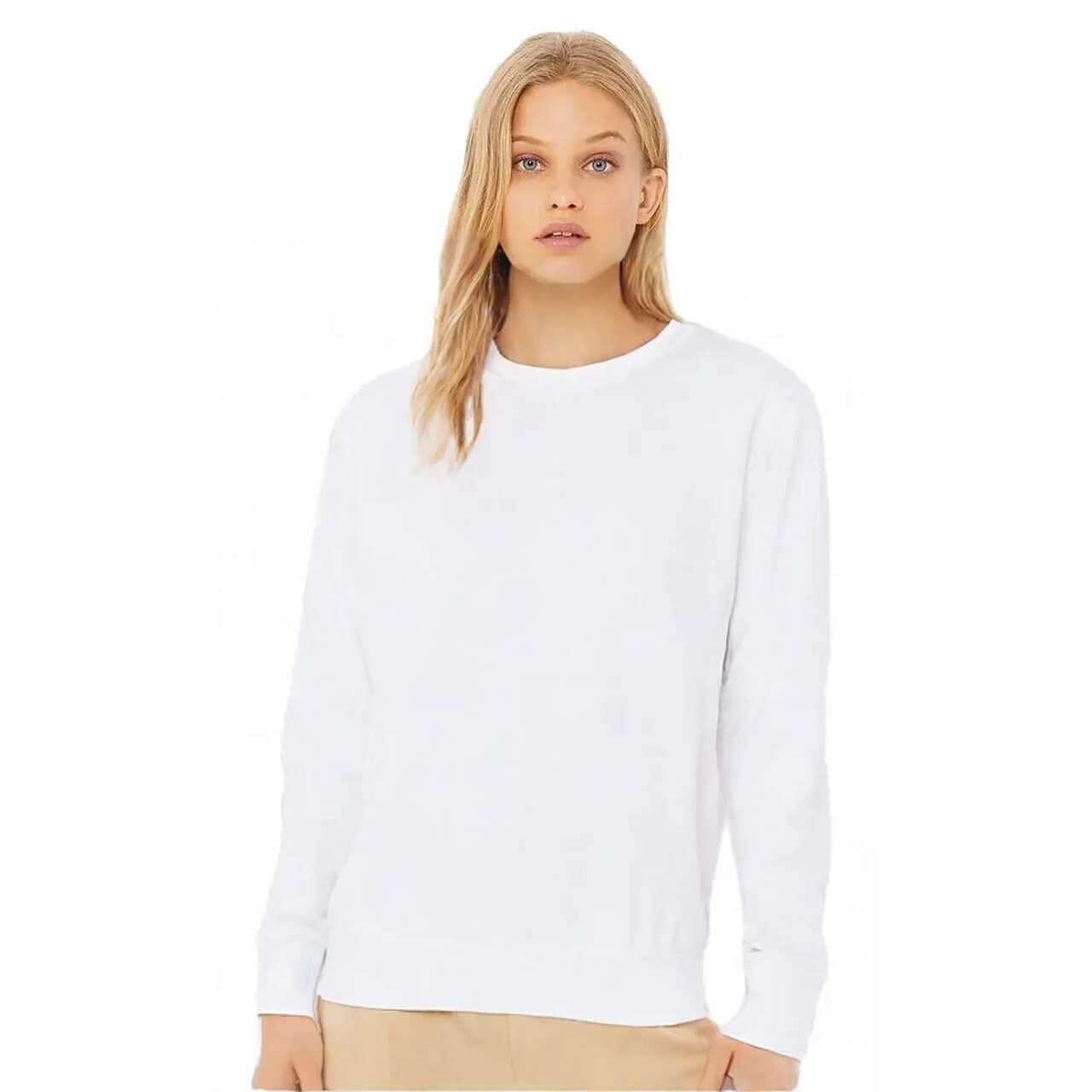 BELLA+CANVAS Sponge Fleece Drop Shoulder Crewneck Sweatshirt for Casual, Streetwear & Layering Wear